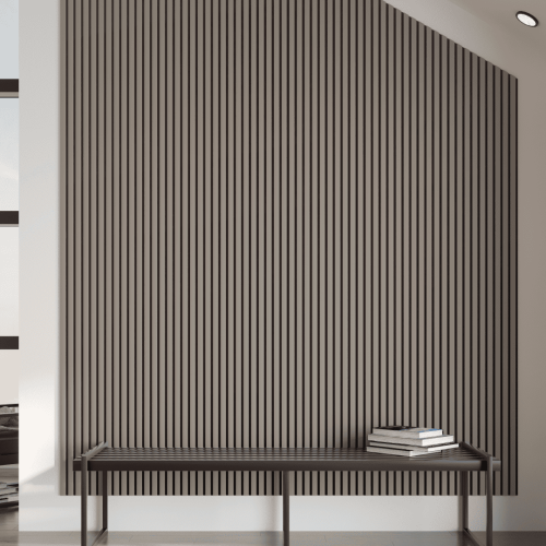 Панель стеновая акустическая МДФ Stella Comfort De Luxe Sandgrau