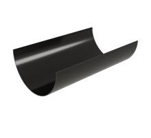 Желоб Классика 120 ПВХ Grand Line 3м Черный (RAL 9005)