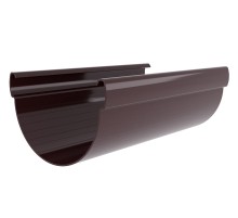 Желоб Дизайн 135 ПВХ Grand Line 3м Шоколадный (RAL 8017)